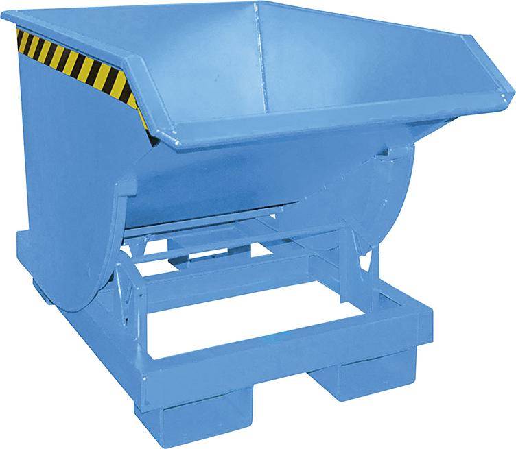 Produktbild Bauer Kippbehälter mit Abrollsystem BKM 50 RAL 5012 bild 1