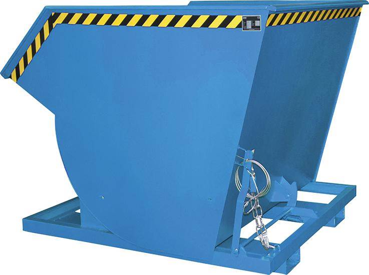 Produktbild Bauer Kippbehälter mit Abrollsystem BKM 200 RAL 5012 bild 1