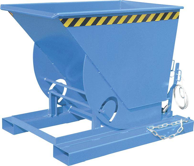 Produktbild Bauer Kippbehälter mit Abrollsystem Typ AK 50 RAL 5012 bild 2