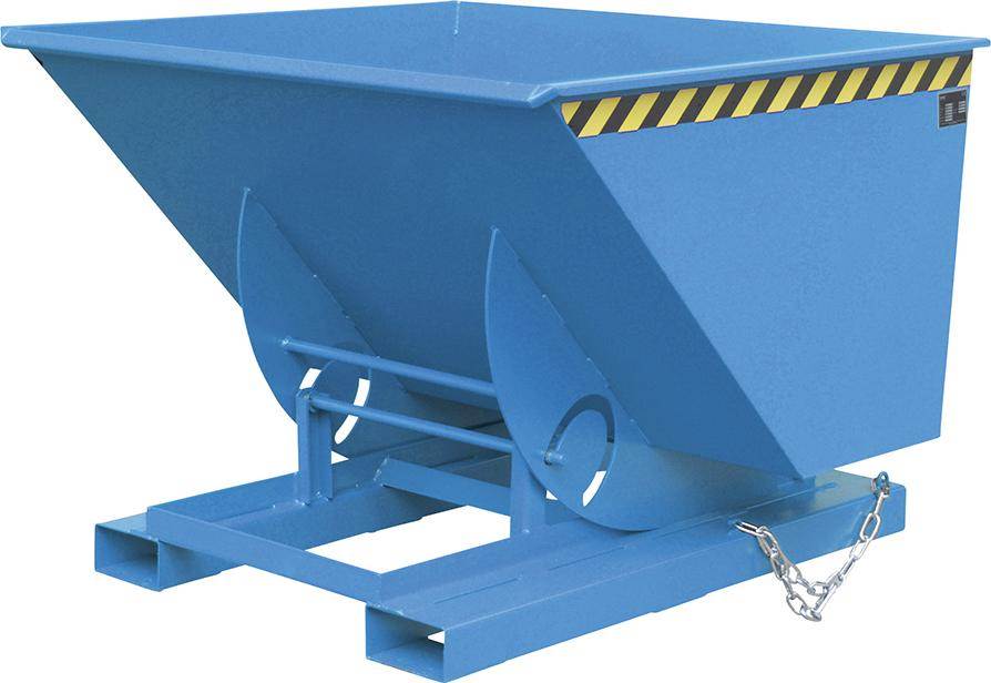 Produktbild Bauer Kippbehälter mit Abrollsystem Typ AK 100 RAL 5012 bild 2