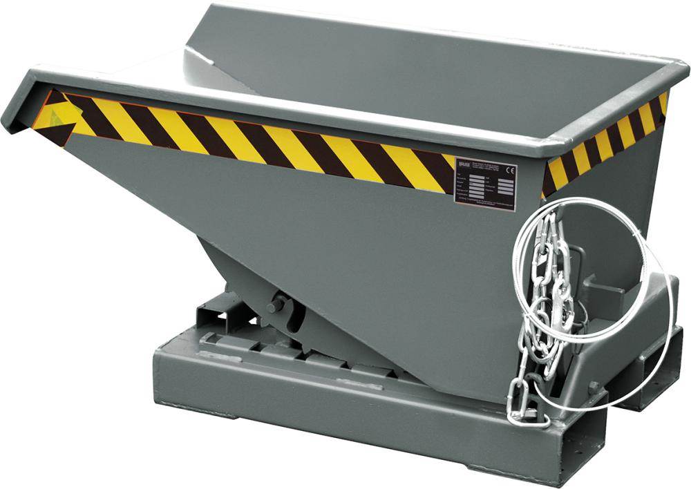 Produktbild Bauer Kippbehälter EXPO 275 lackiert grau RAL 7005