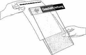 Produktbild Wsm Klemmfix Tasche mit Textfeld A4 hoch bild 2