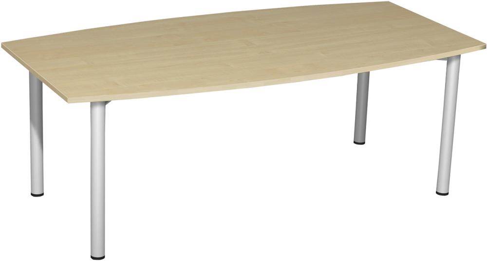 Produktbild Geramöbel Konferenztisch faßförmig 2000 x 800/1200 x 720 mm Onyx