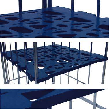 Produktbild ESB Kunststoff Etagenboden für Rollbehälter