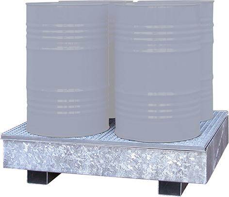 Produktbild Lacont Auffangwanne Stahl CW 4 feuerverzinkt 1325 x 1320 x 250 mm