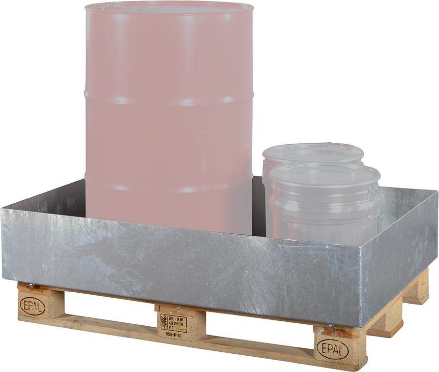 Produktbild Lacont Auffangwanne Stahl EW 2 feuerverzinkt 1250 x 820 x 240 mm