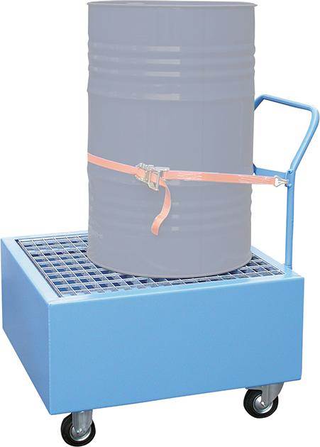 Produktbild Lacont Auffangwanne Stahl fahrbar lackiert 800 x 860 x 525 mm