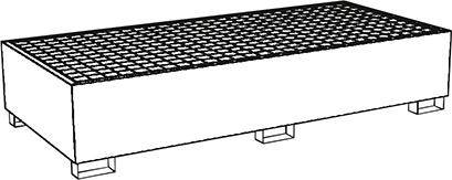 Produktbild Lacont Großraumauffangwanne 2680 x 1300 x 485 mm blau bild 5