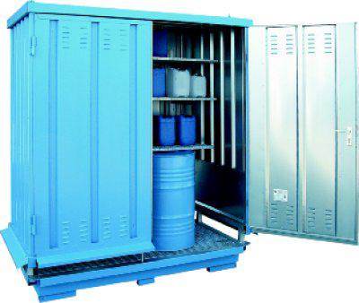 Produktbild Lacont Sicherheitslagerhaus NB 6075 x 2875 mm verzinkt und außen lackiert