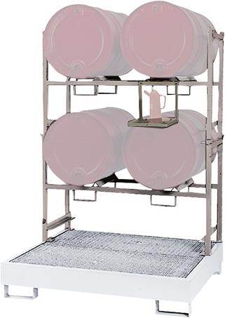 Produktbild Lacont Stapelregale für Auffangwanne STR-2 feuerverzinkt