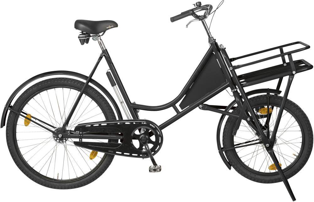 Produktbild Lindner Lastenfahrrad Classic schwarz mit Lastenträger 50kg