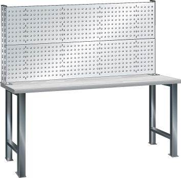 Produktbild Lista Aufbau für Werkbank 2000x700mm 2 Trägersäulen 2 Rückwände RAL 5012