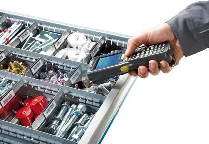 Produktbild Lista Beschriftungsreiter 27x12 VPE20 schwarz