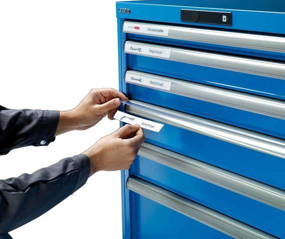 Produktbild Lista Beschriftungsreiter 27x12 VPE20 schwarz bild 4