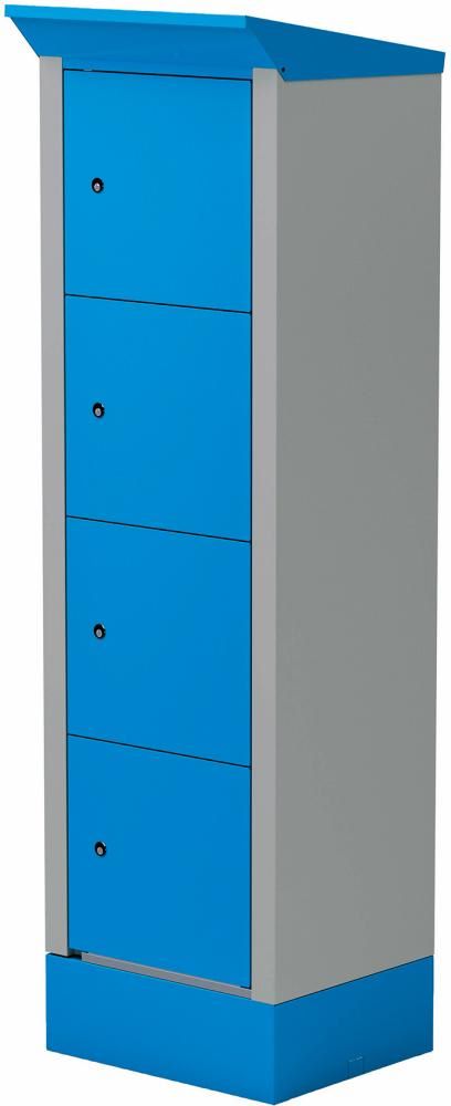 Produktbild Lista E-Bike-Ladestation 600 x 500 x 2095/2000 mm Kaßierschloß Safe-O-Mat