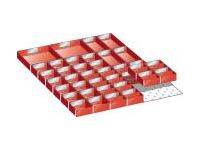 Produktbild Lista Einsatzkästen für Fronthöhe 50mm 38 teilig 27x36E