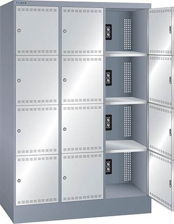 Produktbild Lista Akku Ladeschrank Fächer 1205 x 585 x 1790 mm 3 x 4 Fächer