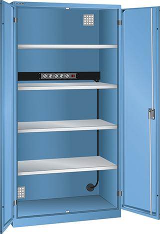 Produktbild Lista Akku Ladeschrank Flügeltüren 1000 x 580 x 1950 mm