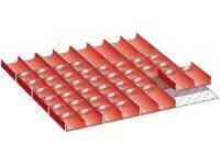 Produktbild Lista Mulden Set Schubladen Einteilung für Fronthöhe 50mm 16 Teile 40 Wände