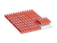 Produktbild Lista Mulden Set für Fronthöhe 50mm 12 Teile 50 Wände 4 teilig