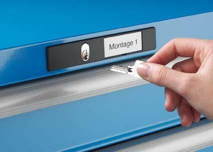 Produktbild Lista Schubladenschrank grau H850 mit 4 Schubladen bild 4