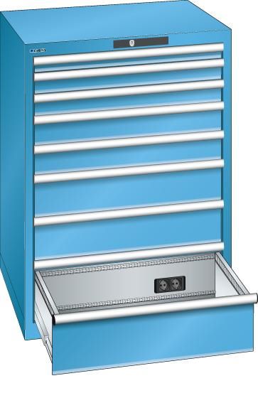 Produktbild Lista Schubladenschrank 36 x 36 E 717 x 725 x 1000 mm 8 Schubladen