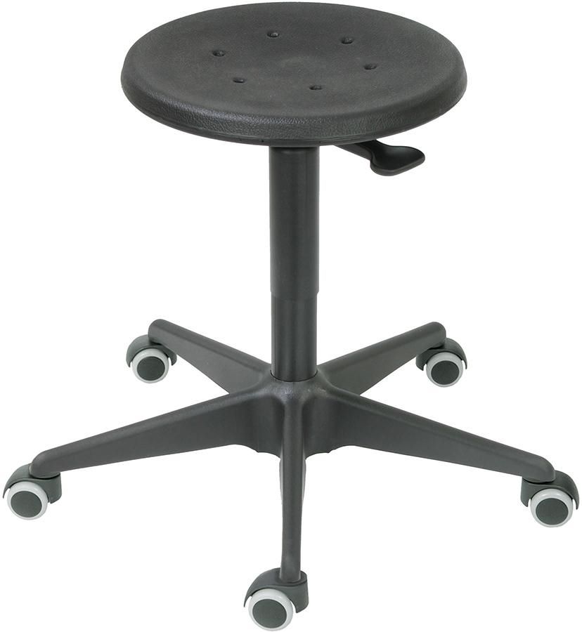 Produktbild Lotz ESD-Hocker Sitzhöhenverstellung von bis 490 – 630 mm