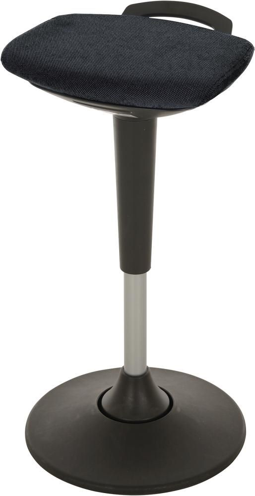 Produktbild Lotz Stehhilfe Modell 11136 schwarz Sitzhöhenverstellung stufenlos 600 – 840 mm