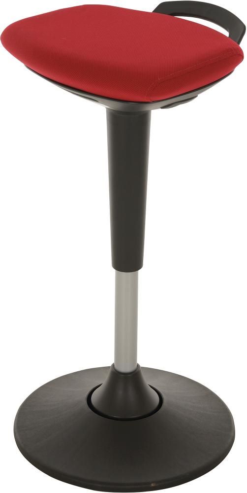 Produktbild Lotz Stehhilfe Modell 11136 tiefrot Sitzhöhenverstellung 600 – 840 mm