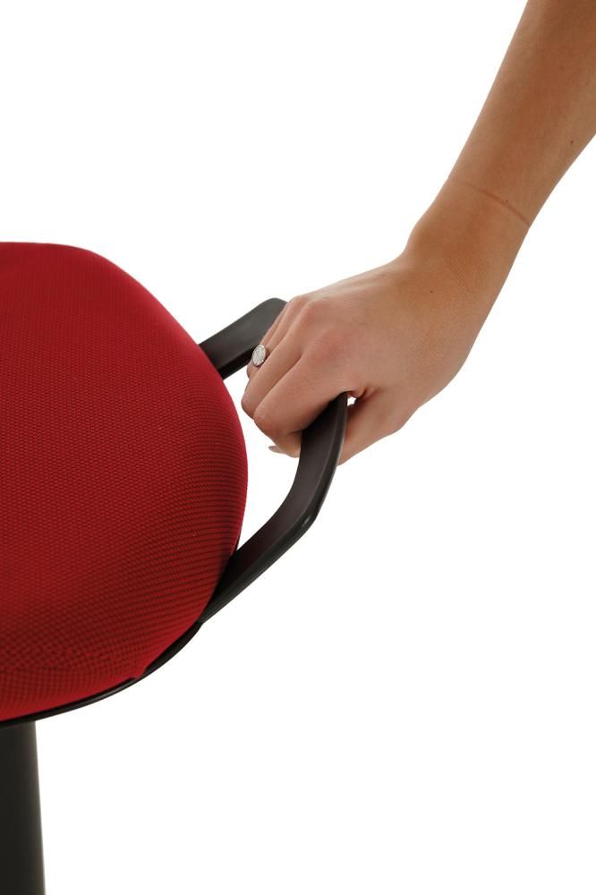 Produktbild Lotz Stehhilfe Modell 11136 tiefrot Sitzhöhenverstellung 600 – 840 mm bild 2