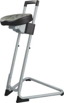 Produktbild Lotz Stehhilfe Modell 3600 Stahlrohr grau Sitzhöhenverstellung 600 – 850 mm