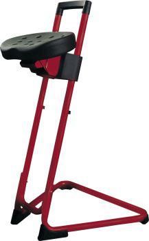 Produktbild Lotz Stehhilfe Modell 3600 Stahlrohr rot Sitzhöhenverstellung 600 – 850 mm
