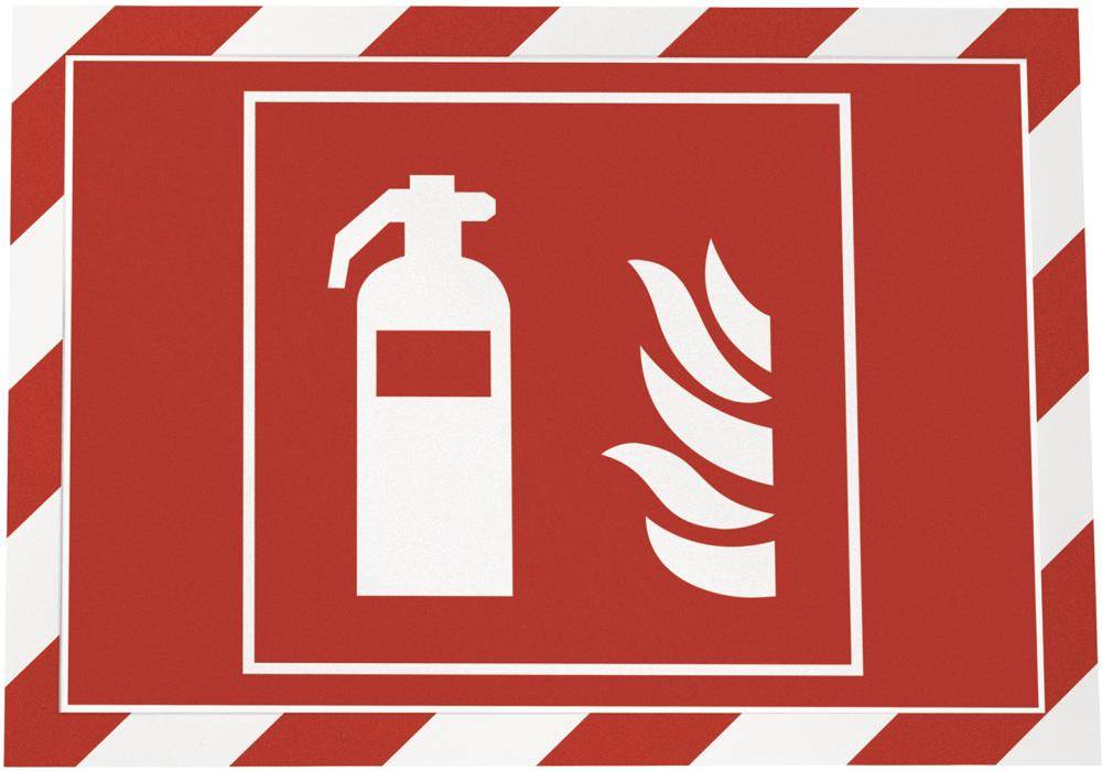 Produktbild Durable Magnetrahmen SECURITY A4 rot/weiß selbstklebend