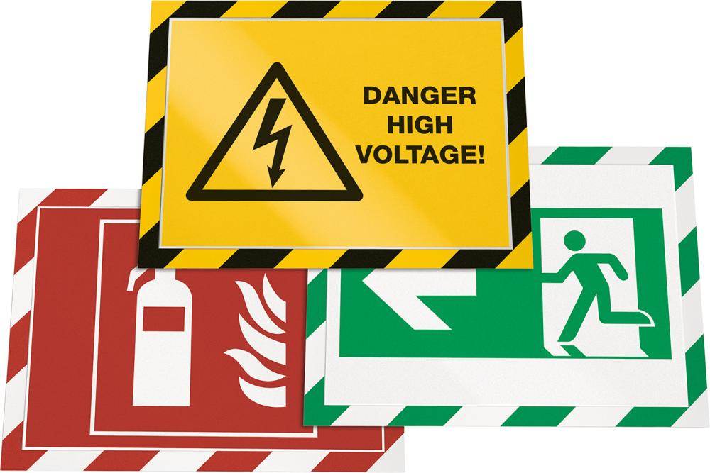 Produktbild Durable Magnetrahmen SECURITY A4 rot/weiß selbstklebend bild 2