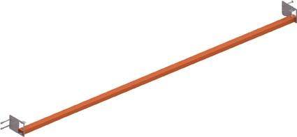 Produktbild Meta Durchschubsicherung für Palettenregal Feldbreite 3600 mm