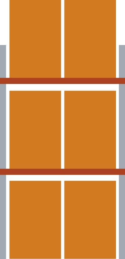 Produktbild Meta Palettenregal Multipal 1825 x 1100 x 4400 mm 6 Plätze Fachlast 2170 kg