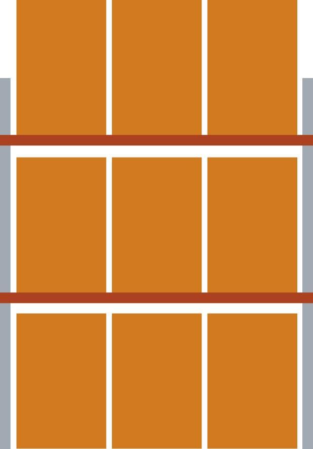 Produktbild Meta Palettenregal Multipal 2700 x 1100 x 4400 mm Fachlast 2890 kg