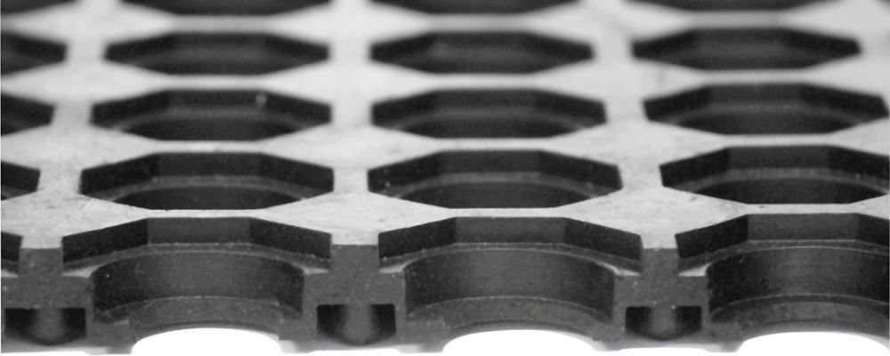 Produktbild Miltex Arbeitsplatzmatte Yoga OCTA Basic schwarz 0,90 x 0,90 meter bild 10