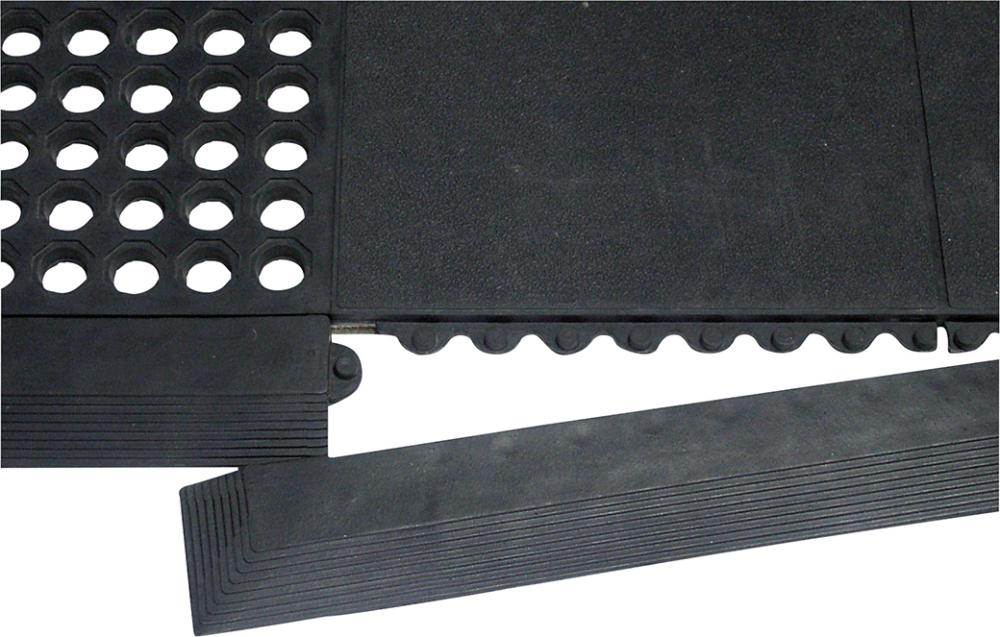 Produktbild Miltex Arbeitsplatzmatte Oil Randleiste 96,5x6,5cm schwarz für ölige Arbeitsbereiche bild 10