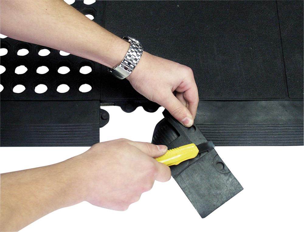 Produktbild Miltex Arbeitsplatzmatte Yoga Octa Basis Randleiste 96,5x6,5cm schwarz bild 8