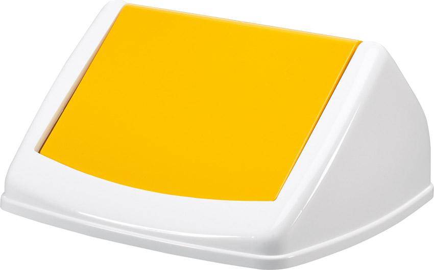 Produktbild Durable Müllbehälter 40 Liter mit gelbem Deckel bild 2