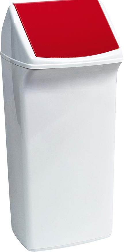 Produktbild Durable Müllbehälter 40 Liter mit rotem Deckel