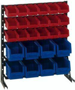 Produktbild Lakape Regal 763 x 700 mm mit 36 Sichtlagerkasten