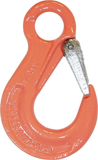 Produktbild FS Hebetechnik Ösenlasthaken mit Schmiedefalle GK 10 Tragfähigkeit 4000 kg Durchmesser 10 mm