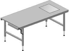 Produktbild Huedig und Rocholz Packtisch 2000 x 920 mm höhenverstellbar mit integrierter Waage