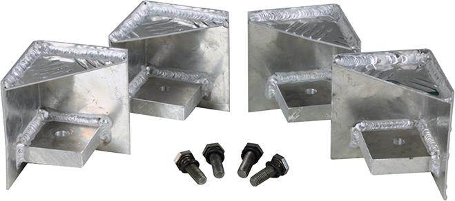 Produktbild Alutec Palettenfüße für Riffelblechboxen