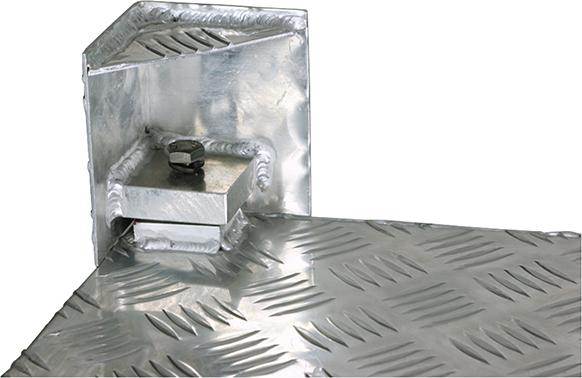 Produktbild Alutec Palettenfüße für Riffelblechboxen bild 3