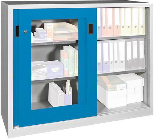 Produktbild Pavoy Schiebetürenschrank 1500x500x1200mm Trennwand Sichtfenster bild 1