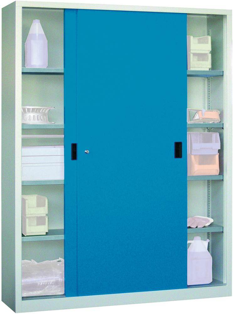 Produktbild Pavoy Schiebetürenschrank 2000x500x1950mm Mitteltrennwand Vollblechtüren