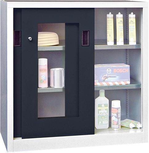 Produktbild Pavoy Schiebetürenschrank 1000x600x1000mm Sichtfenster